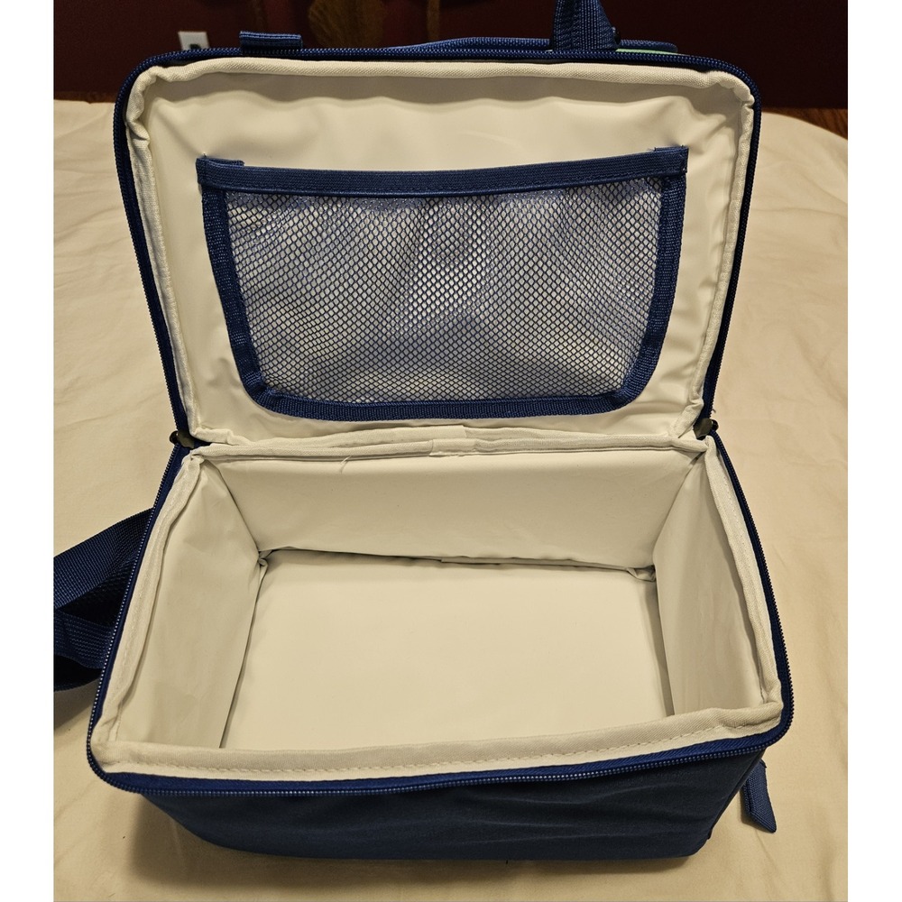 TOMMY BAHAMA Zip Cooler Bag Insulated Backpack 24 Cans Deep Blue - Picture 9 of 12